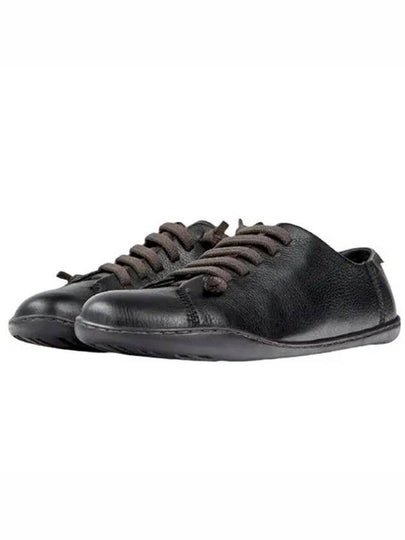 Peu Leather Low Top Sneakers Black - CAMPER - BALAAN 2