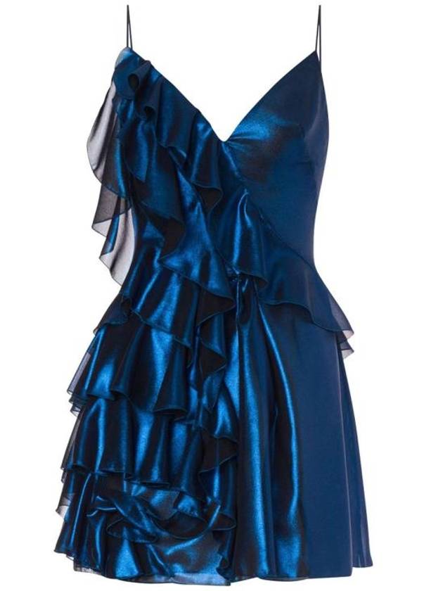 Midi Dress A0434 1634 0299 ​​BLU BLUE - ALBERTA FERRETTI - BALAAN 1