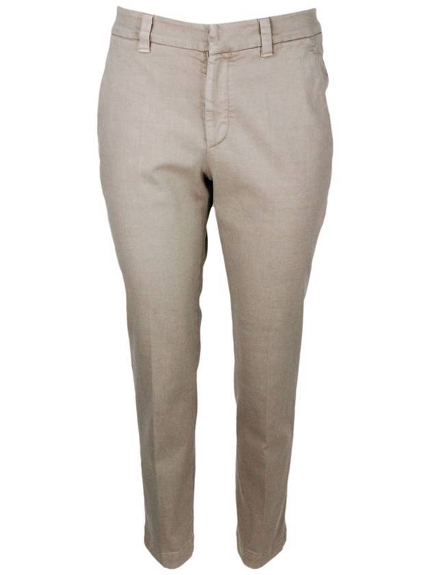 Slacks Beige MA080P5729 C8619 - BRUNELLO CUCINELLI - BALAAN 1