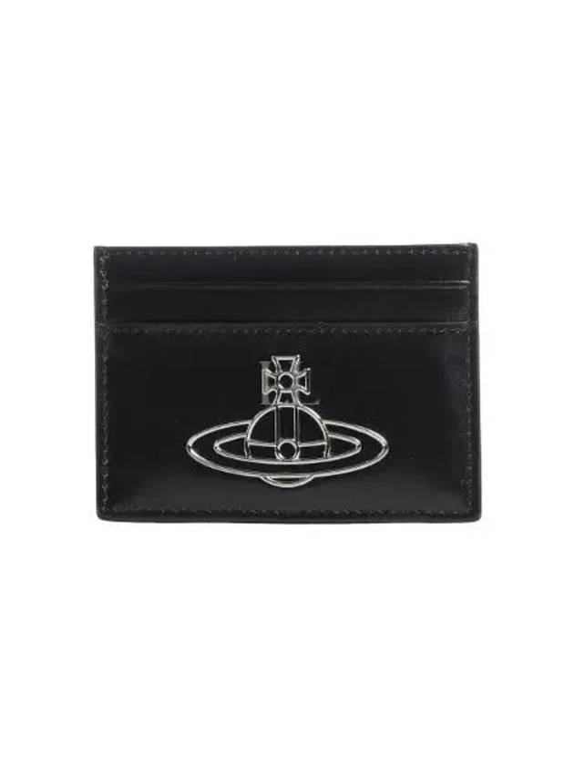 Logo Plaque Card Wallet Black - VIVIENNE WESTWOOD - BALAAN 2