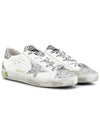 Kids Superstar Low Top Sneakers Glitter Silver White - GOLDEN GOOSE - BALAAN 2