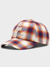 Tyron Logo Check Ball Cap Midnight Red - ISABEL MARANT - BALAAN 2