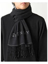 Package gift logo virgin wool muffler black GV4518 - GIVENCHY - BALAAN 5