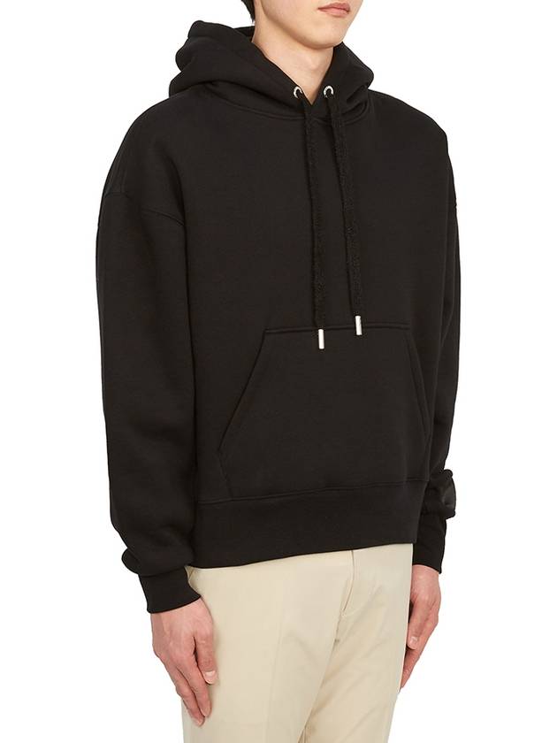 Label Hoodie Black - AMI - BALAAN 4