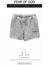 0160 25050 0077 367 Essential Fleece Shorts Heather Gray Men s Pants TEO - FEAR OF GOD - BALAAN 2