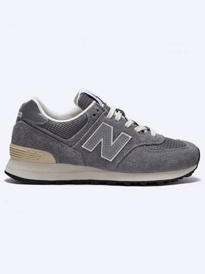 574 Low Top Sneakers Premium Soft Grey - NEW BALANCE - BALAAN 2