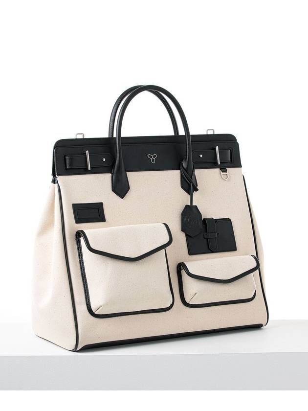 Neuber Mer 43 Tote Bag Ivory Black - MOIETOII PARIS - BALAAN 1