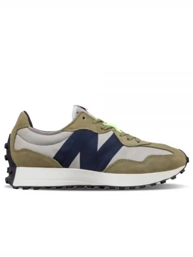 327 Low Top Sneakers Aluminum Covert Green - NEW BALANCE - BALAAN 2