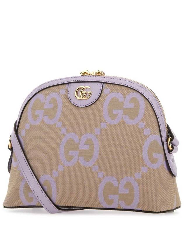 Ophidia GG Small Shoulder Bag Beige Lilac - GUCCI - BALAAN 3