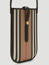 Icon Stripe Phone Case Mini Cross Bag Beige - BURBERRY - BALAAN 6