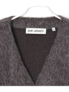 Mohair Cardigan Mole Grey - OUR LEGACY - BALAAN 4