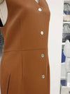 Leather Long Vest H4E1207D2HW36 - HERMES - BALAAN 4