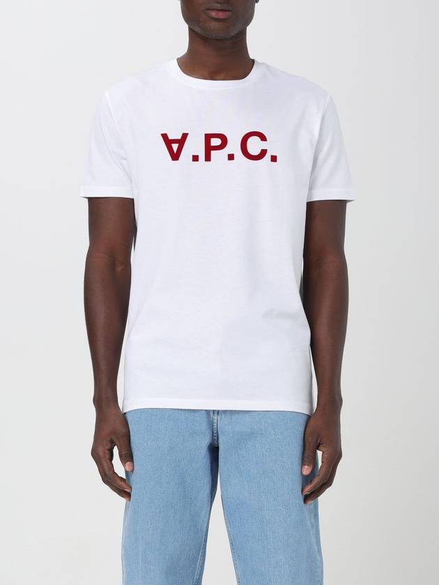 T-shirt basic A.P.C. con logo - A.P.C. - BALAAN 1