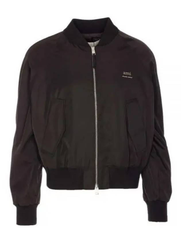 Technical Bomber Jacket Black - AMI - BALAAN 2