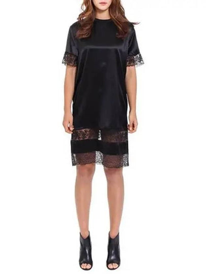 Silk Short Dress Black - GIVENCHY - BALAAN 2