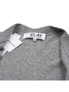 Heart Waffen Cardigan AX N024 051 2 LIGHT GRAY - COMME DES GARCONS - BALAAN 9