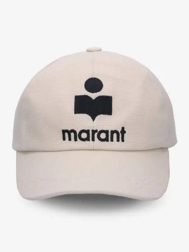 Tyron Logo Ball Cap Ecru - ISABEL MARANT - BALAAN 1