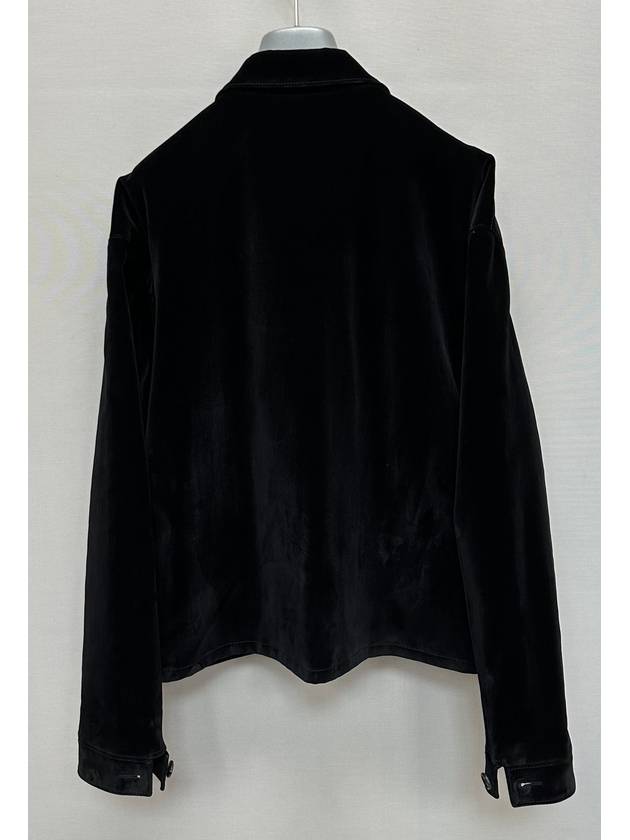 Cotton velvet blouson jacket 105 - PRADA - BALAAN 4