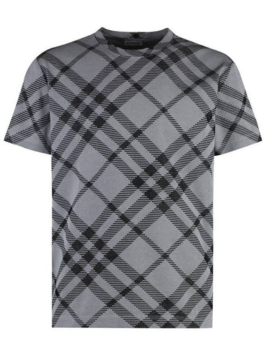 Burberry Cotton Crew-Neck T-Shirt - BURBERRY - BALAAN 1