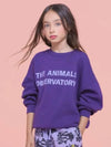 Kids Violet Leo Sweatshirt F24124 195BG - THE ANIMALS OBSERVATORY - BALAAN 1