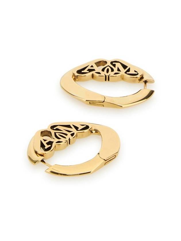 SEAL logo earrings 780982 J160K8500 B0010988514 - ALEXANDER MCQUEEN - BALAAN 3