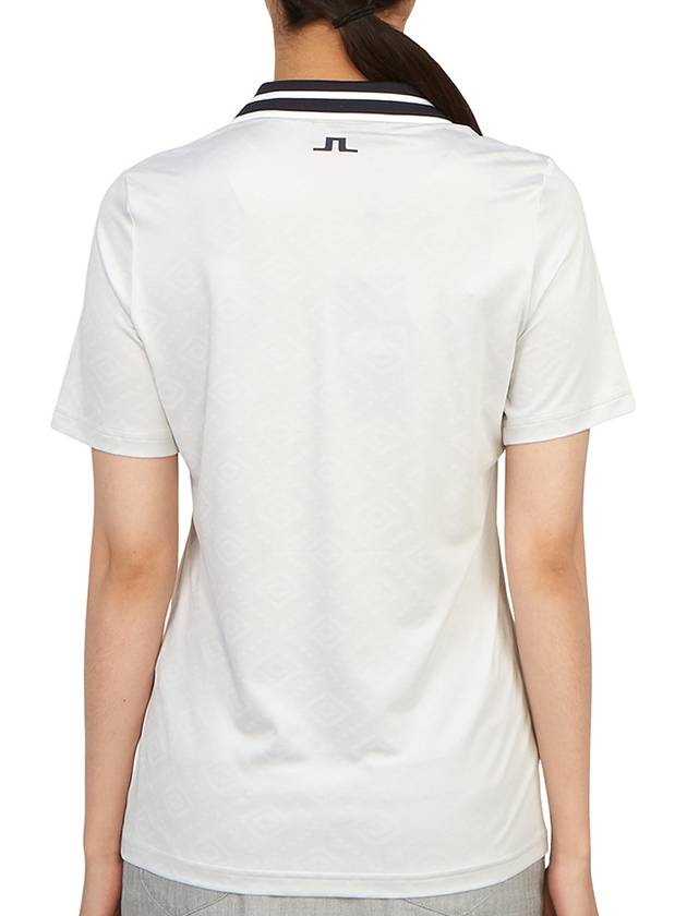 Women's Sammy Polo Shirt Cloud White - J.LINDEBERG - BALAAN 5