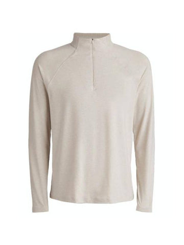 Luxe Half Zip Long Sleeve T-Shirt White - G/FORE - BALAAN 1