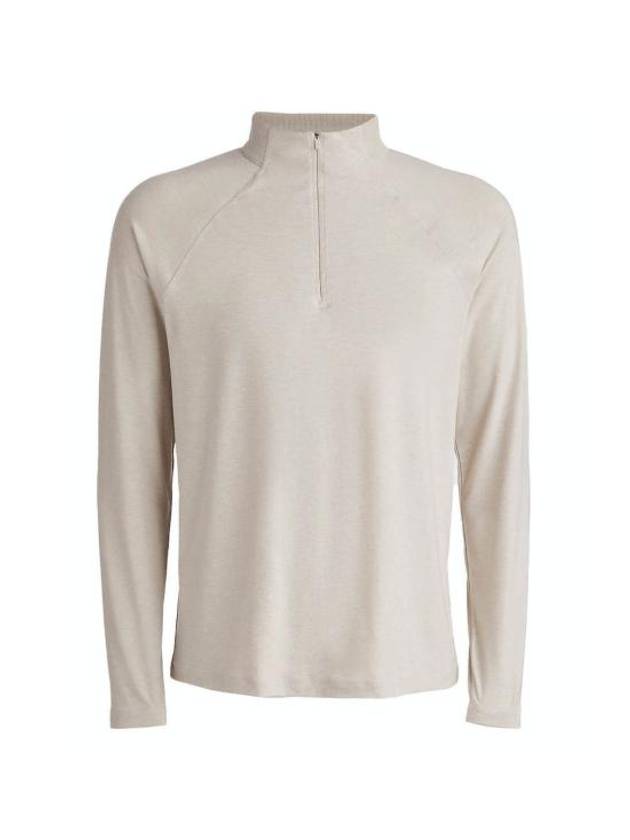 Luxe Half Zip Long Sleeve T-Shirt White - G/FORE - BALAAN 2