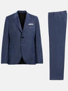 Travel Slim Fit Two Piece Suit Navy - NEIL BARRETT - BALAAN 2