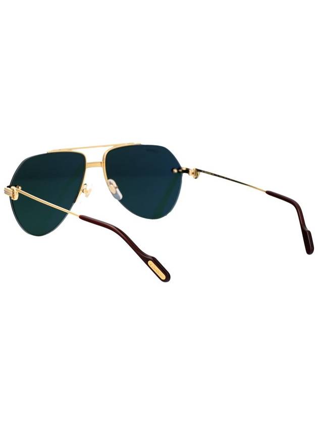 Eyewear Round Frame Tinted Sunglasses CT0427S - CARTIER - BALAAN 5