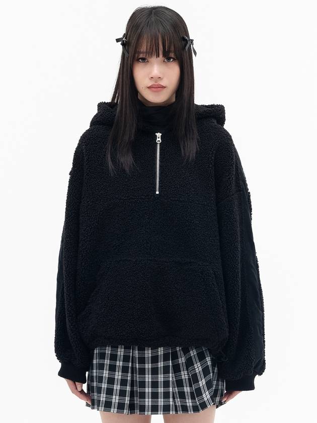 Fleece Hoodie Black - HIGH SCHOOL DISCO - BALAAN 2