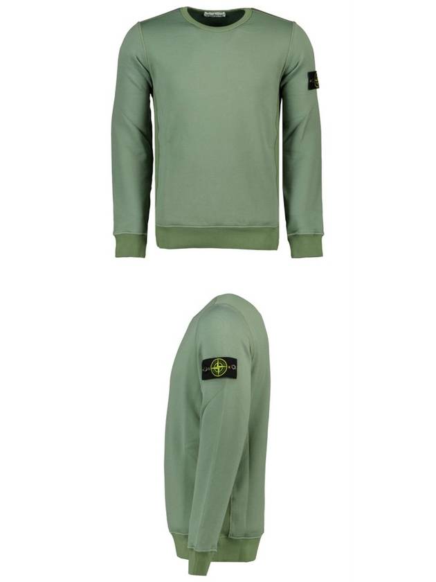 Wappen Patch Sweatshirt Green - STONE ISLAND - BALAAN 5