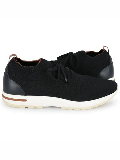 360 LP Flexi Wish Wool Walk Low Top Sneakers Black - LORO PIANA - BALAAN 2