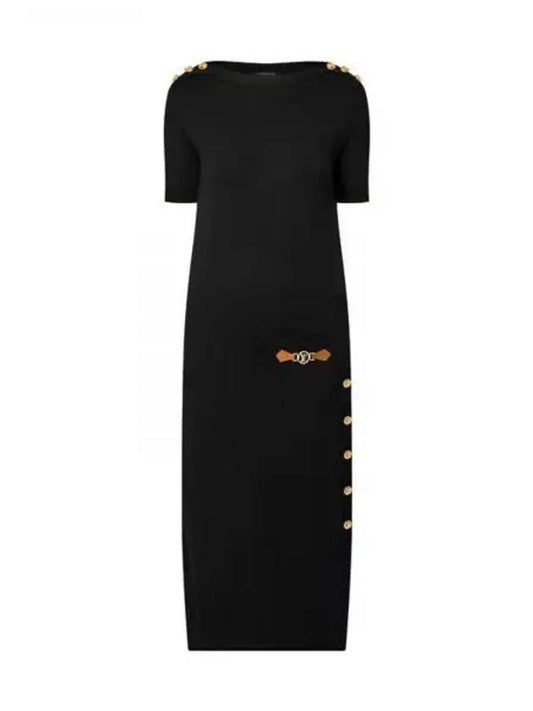 Dauphine tab knit maxi dress 1AFZAH - LOUIS VUITTON - BALAAN 1