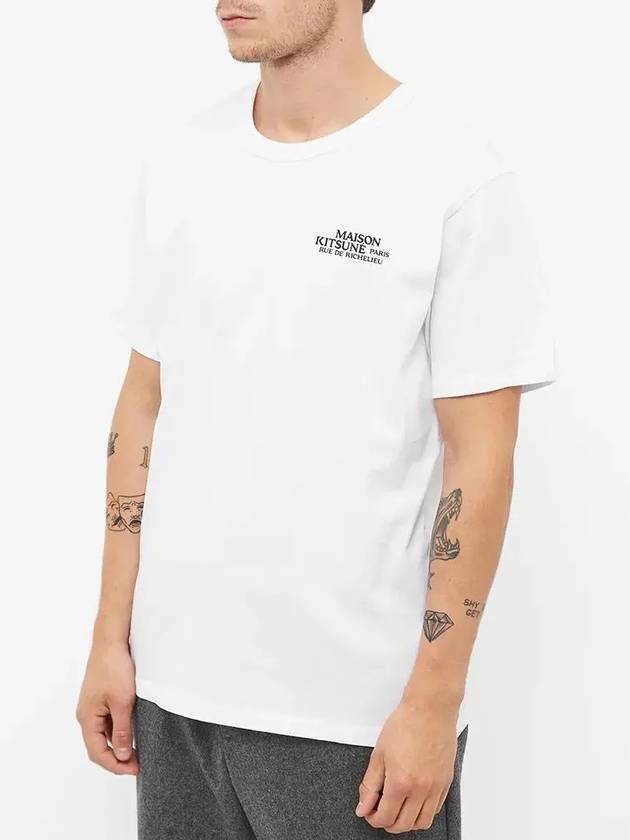 Richelieu Classic Short Sleeve T-Shirt White - MAISON KITSUNE - BALAAN 3