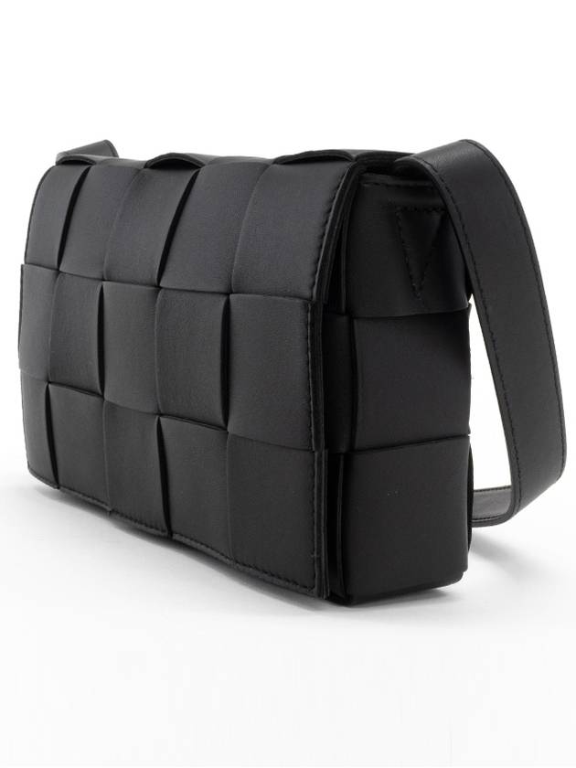 Intrecciato Cassette Cross Bag Black - BOTTEGA VENETA - BALAAN 3