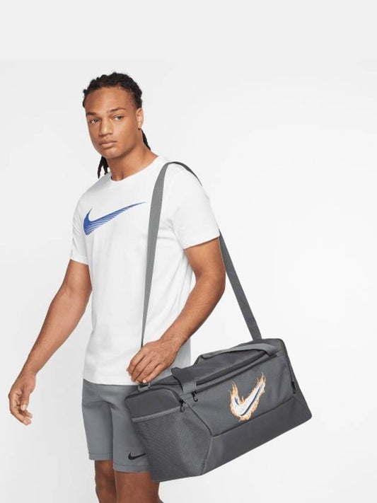 Brasilia Duffle Bag S Vintage Duffel Bag Grey - NIKE - BALAAN 2