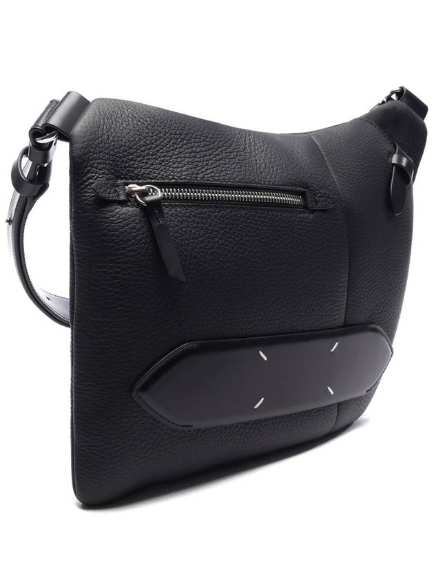 5AC Leather Cross Bag Black - MAISON MARGIELA - BALAAN.
