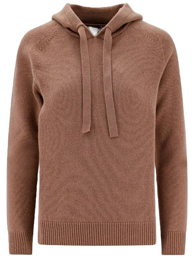 Women's Bilgola Cashmere Yarn Knit Top Camel - S MAX MARA - BALAAN 1