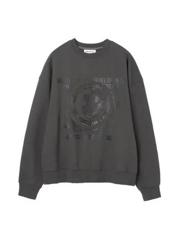 Milo Standard Square Crew Neck Charcoal - MILLO ARCHIVE - BALAAN 1