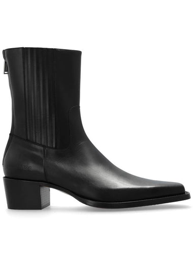 Dsquared2 Leather Chelsea Boots City Man, Men's, Black - DSQUARED2 - BALAAN 1