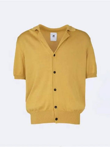 Cotton yellow cardigan TL4SBW010GEG02MG0 845 - PT01 - BALAAN 1