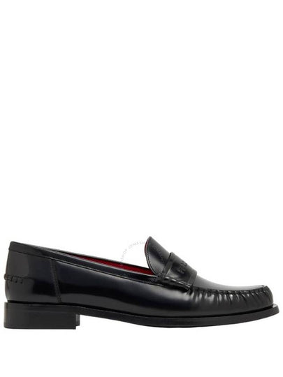 Logo Leather Loafers Black - SALVATORE FERRAGAMO - BALAAN 2