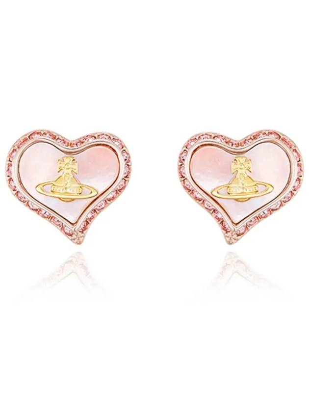 Petra Stud Earrings Rose Pink - VIVIENNE WESTWOOD - BALAAN 4