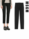 Women's Crop Pants MDP07 99 - MSGM - BALAAN 1