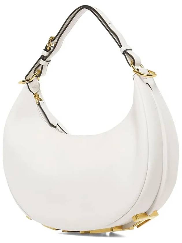 Fendigraphy Small Hobo Shoulder Bag White - FENDI - BALAAN 4