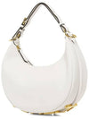 Fendigraphy Small Hobo Shoulder Bag White - FENDI - BALAAN 4