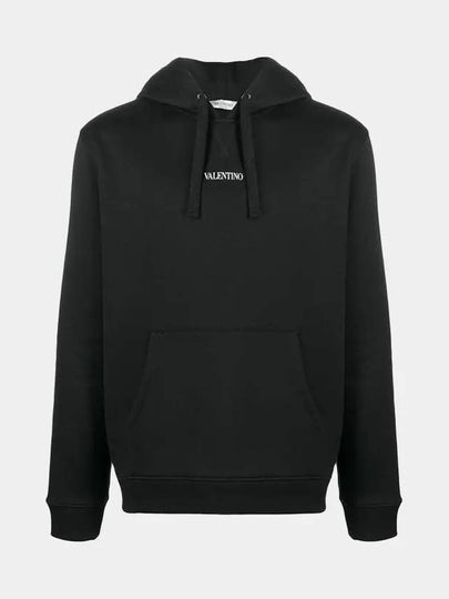 Logo Hoodie Black - VALENTINO - BALAAN 2