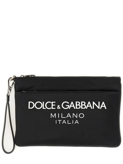 23 fw nylon pouch WITH rubber rise logo Dolce GABBANA BP3259 AG182 8B956 B0230516849 - DOLCE&GABBANA - BALAAN 2