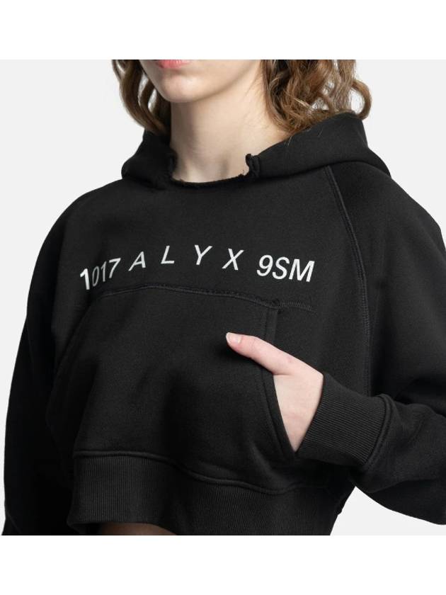 Women s Logo Crop Hoodie Hooded Top aawsw0186fa01 - 1017 ALYX 9SM - BALAAN 3